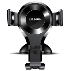 Gravitational Car Handel voor een telefoon op een glas of een distributiebord. Osculum zwart