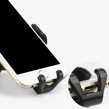Bilholder for gravitasjonstelefon med ventilasjonsspireringsbilholder H01 svart