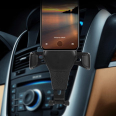 Titulaire de voiture pour téléphone gravitationnel avec porte-voiture Ventilation H01 Noir