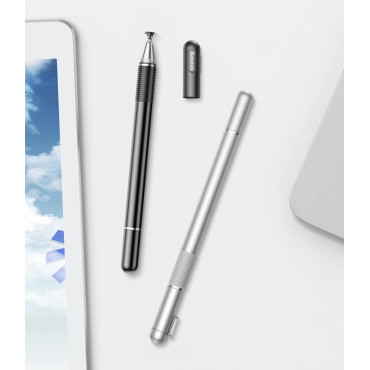 Double-sided Capacitive Stylus Disc Stylus + Ielepis Silver Pen