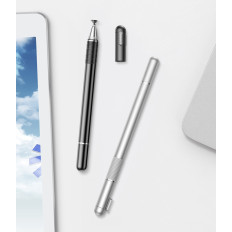 Dobbeltsidet kapacitiv Stylus Disc Stylus + Ieelepis Silver Pen