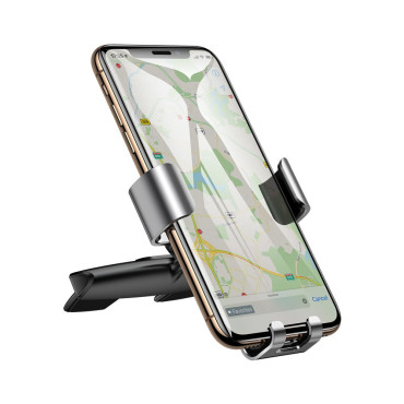 Metāla auto gravitācijas rokturis uz sudraba CD slota