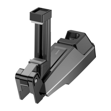 Auton ripustimen haltija puhelimessa 4.0 '' - 6.5 '' mustalla niskatuella