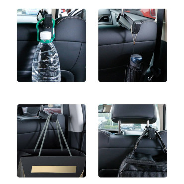 Holder Hanger per auto su telefono 4.0 '' - 6.5 '' sul poggiatesta nero