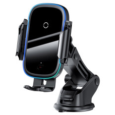 Automatischer elektrischer Autohalter Wireless-Ladegerät Qi 15W schwarz