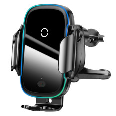 Porte-voiture électrique automatique chargeur sans fil Qi 15w noir