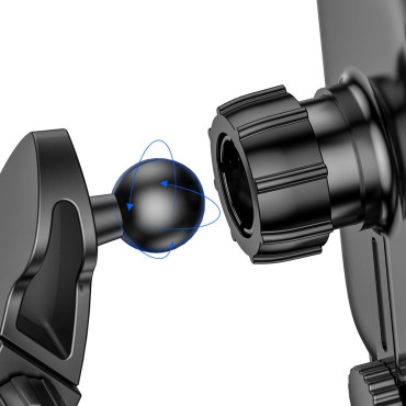 Automatisk elektrisk bilholder trådløs oplader qi 15w sort