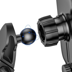 Automatisk elektrisk bilholder trådløs oplader qi 15w sort