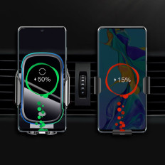 Automaatne elektriautode hoidja traadita laadija qi 15w must