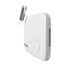 T2 Keychain Mini Wireless Locator Lai atslēgas un citi vienumi White