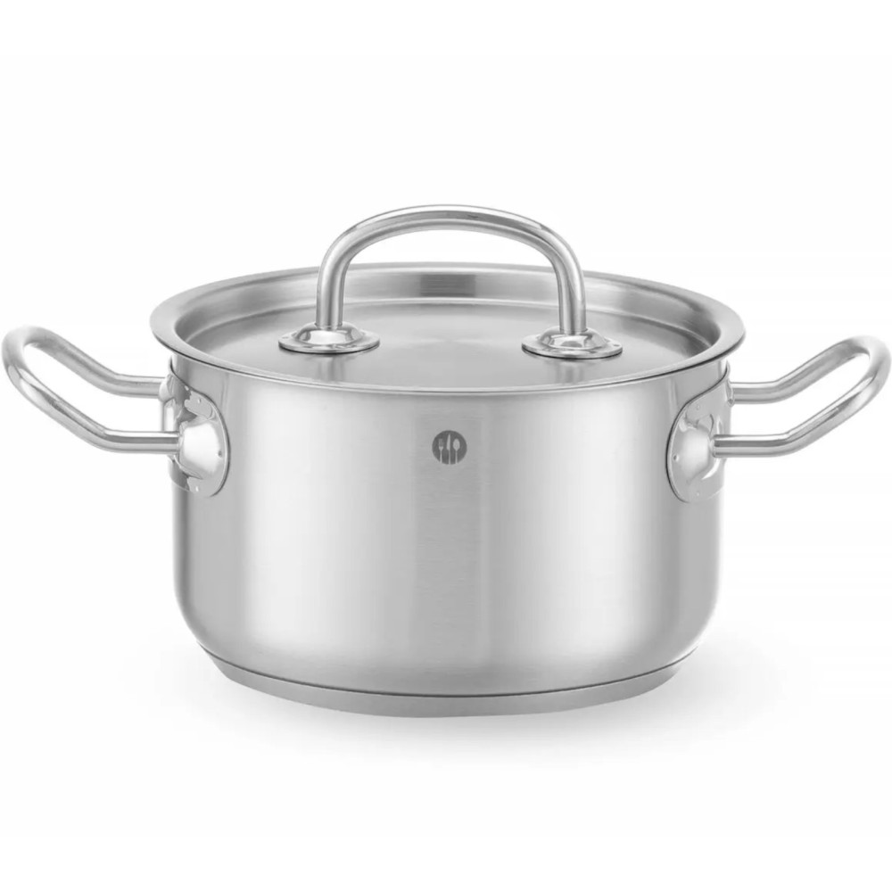 Kitchen Line Pot med et lokk på 1,9 liter. 160 x 95 mm - Hendi 836101