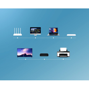 Patchcord Cable Cable Cable Ethernet RJ45 Cat 6 UTP 1000Mbps 1m