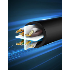 Patchcord kabeļu tīkla kabelis Ethernet RJ45 CAT 6 UTP 1000Mbps 2m