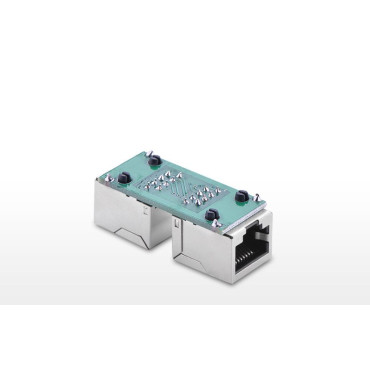 Tinklo kabelio poros jungtis RJ45 balta