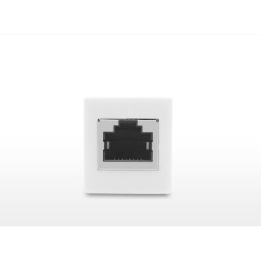 Tinklo kabelio poros jungtis RJ45 balta