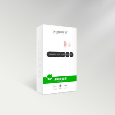 Organizador auto-adesivo para 4 fios de cabos definido 2pcs preto