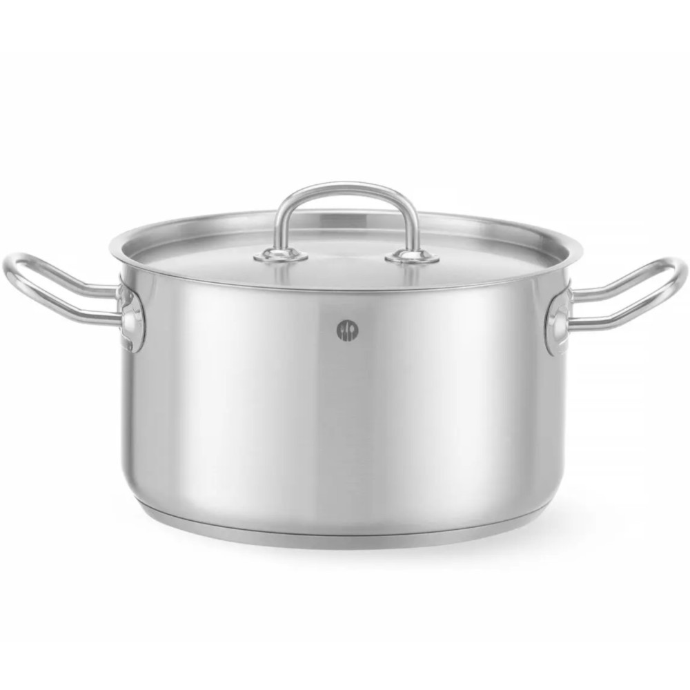 En pott med kjøkkenlinje med et lokk på 6 liter. 240 x 135 mm - Hendi 836309