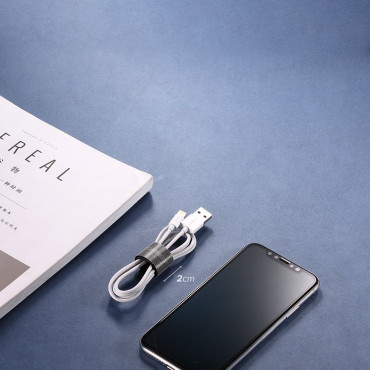 Ταινία διοργανωτής Velcro για μαύρα καλώδια 5m