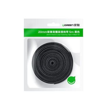 Velcro Organizer Tape 5m kabeļiem Black