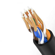 Kábel patchcord Ethernet RJ45 CAT 6A UTP 1000MBPS 1M