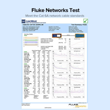 LAKCKCORD Kábel Ethernet kábel RJ45 CAT 6A UTP 1000MBPS 3M