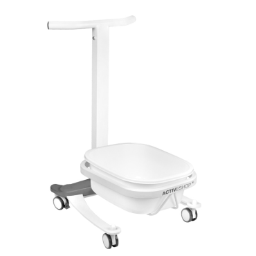 Bandeja de pedicura Comfort con ruedas y función elevadora