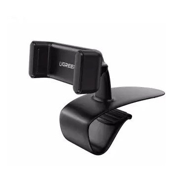 Suporte de carro para fivela de telefone no painel preto