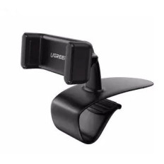 Suporte de carro para fivela de telefone no painel preto
