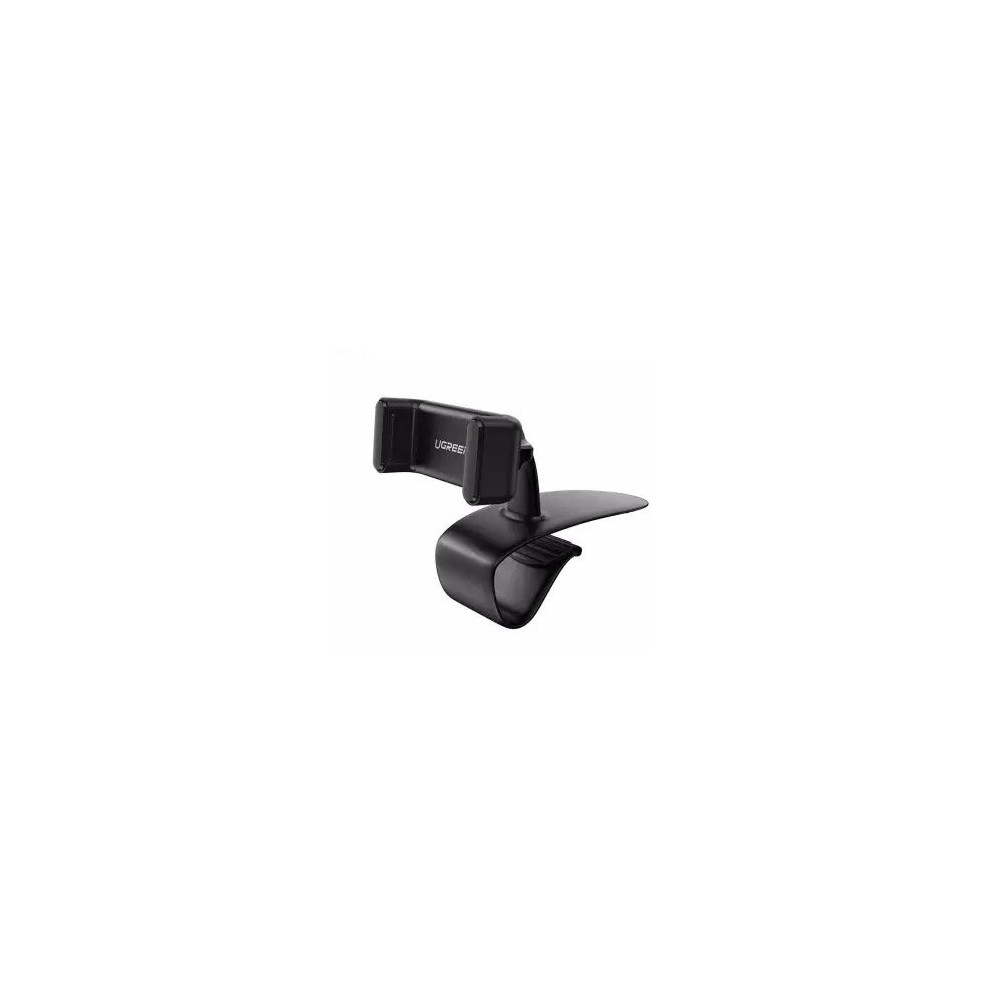 Porte-voiture pour boucle de téléphone sur le tableau de bord noir