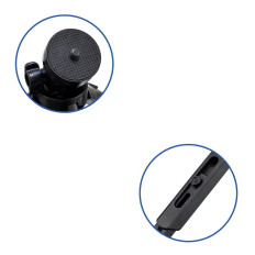 Mini stojalo Selfie Photo Holder za telefon kamera kamera GoPro 16-21cm Black