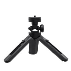 Mini Tripod Selfie Fotohållare för telefonkamera Kamera GOPRO 16-21cm Svart