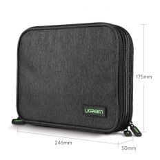 Case Box for HDD HDD SSD Phone Cables Gray Accessories