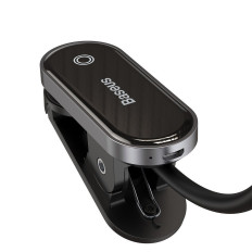 Mini LED-lamp voor het lezen van scherm met grijze clip
