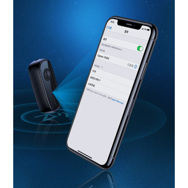 Bluetooth skaņas uztvērējs 5.0 AUX AUX AUX AUX APTX, APTX LL MINI JACK Melns
