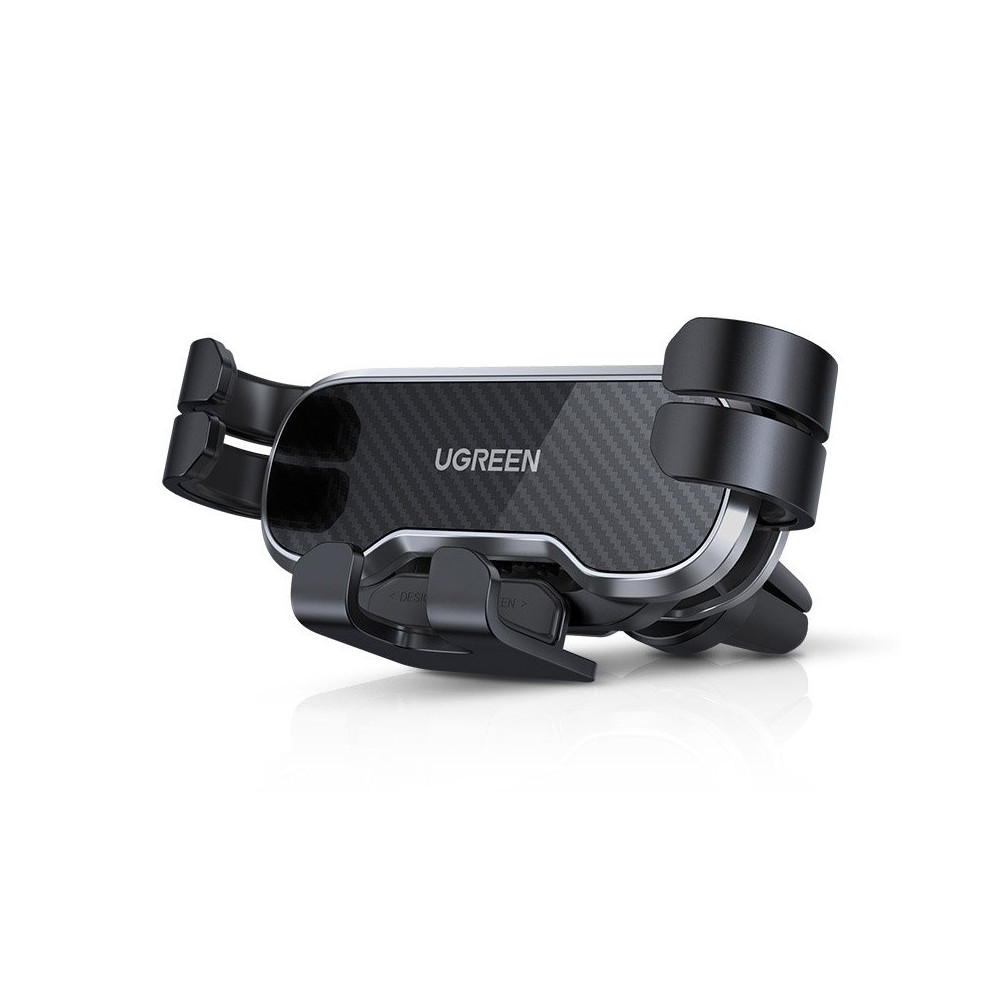 Αυτοκίνητο βαρύτητα λαβή σε μαύρο τηλέφωνο