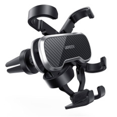 Αυτοκίνητο βαρύτητα λαβή σε μαύρο τηλέφωνο