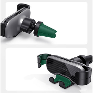 Maniglia per la gravità della macchina su un telefono nero