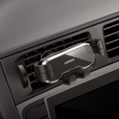 Car gravity handle on a black phone