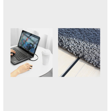 Flat PatchCord kabel netværkskabel Ethernet RJ45 CAT 6 UTP 1000 Mbps 0,5m