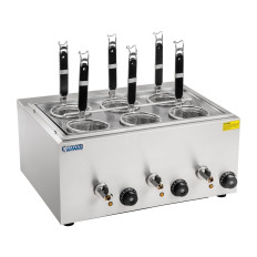 Matlar Macarrão para Cozinhar Massa e Bolinhos de Bolinhos 3 Câmaras com Torneiras