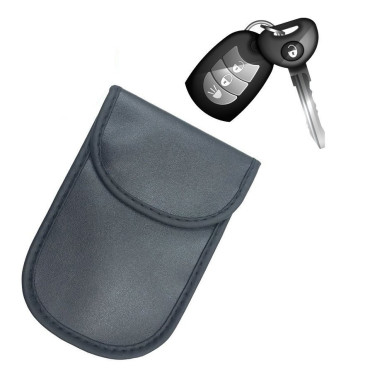 Prípad Anti-Theft pre Car Keys Faradaya 14x10cm čierna