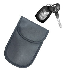 Caso anti-roubo para chaves de carro Faradaya 14x10cm preto