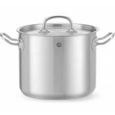 En pott med høy kjøkkenlinje med et lokk på 5 liter. 200 x 160 h - Hendi 837207