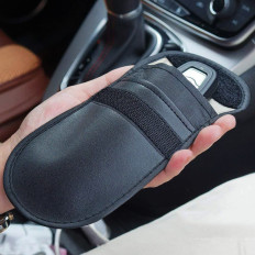 Case Anti-Theft za avtomobile Keys Faradaya 14x10cm Black