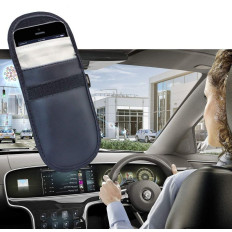 Case anti-theft for car keys Faradaya 14x10cm black