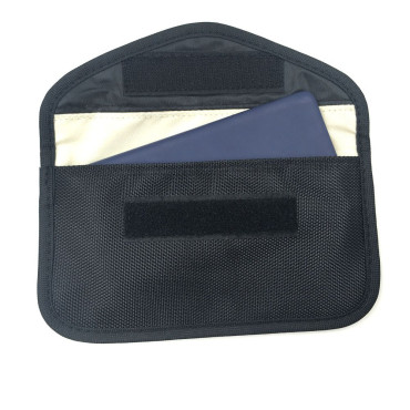 Caso antifurto per chiavi auto Faradaya 20x11cm nero