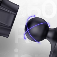 Selvklebende limt magnetisk bilholder for svart telefonkort