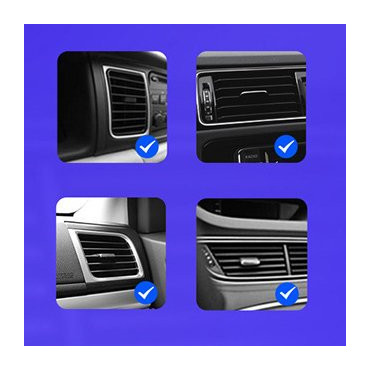 Self-adhesive glued magnetic car holder for black telephone board