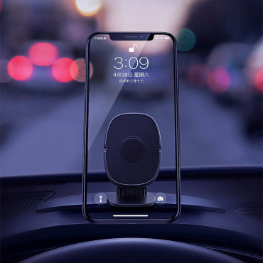 Suporte de carro magnético colado auto-adesivo para a placa de telefone preta