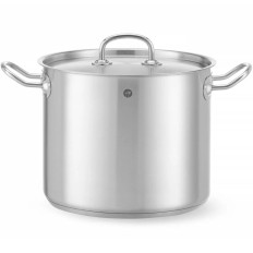 Vysoký hrnec Kitchen Line s víčkem 9 l. 240 x 200 h - Hendi 837306